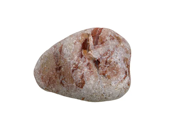 Kenarları suda yuvarlanmış, yakın çekim, izole edilmiş, doğal ışık altında bir stüdyoda çekilmiş, yatay ışık altında..