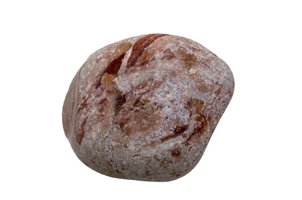 Kenarları suda yuvarlanmış, yakın çekim, izole edilmiş, doğal ışık altında bir stüdyoda çekilmiş, yatay ışık altında..