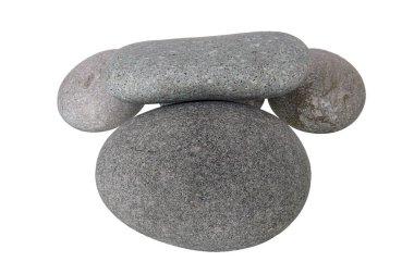     Sony; farklı renklerde taşlar, izole edilmiş, kolajlarda kullanmak için farklı kompozisyonlarda istiflenmiş, stüdyoda yatay olarak çekilmiş,.                                  