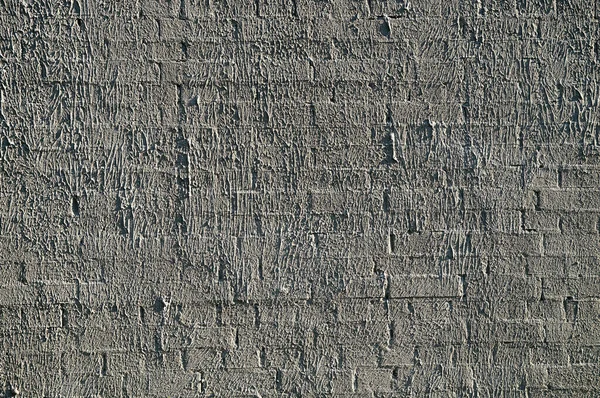 Rough Rough Brickwork Plaster Has Rough Contrasting Texture Photographed Low — Stock Photo, Image