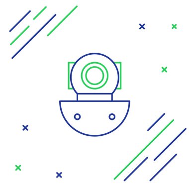 Aqualung simgesi beyaz arkaplanda izole edildi. Dalış kaskı. Su altı ekipmanları. Renkli taslak konsepti. Vektör.