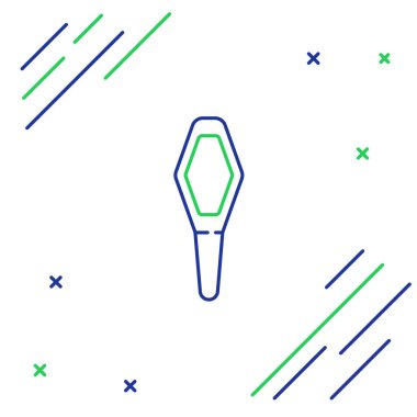 Hat Evcil Hayvanı tıbbi ikonu beyaz arka planda izole edildi. Hayvan için reçeteli ilaç. Renkli taslak konsepti. Vektör.