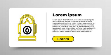 Hat benzini ya da benzin istasyonu simgesi beyaz arkaplanda izole edildi. Araba yakıtı sembolü. Benzin pompası. Renkli taslak konsepti. Vektör.