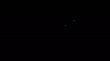 Siyah arka planda izole edilmiş kızarmış kızarmış ekmek dilimi için beyaz çizgili ekmek tostu. Öğle yemeği, akşam yemeği, kahvaltı atıştırmalığı. 4K Video hareketli grafik canlandırması