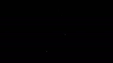 Siyah arkaplanda beyaz çizgi tişört simgesi var. 4K Video hareketli grafik canlandırması