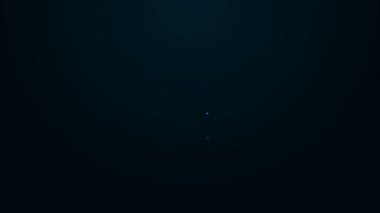 Parlayan neon hattı Kripto döviz simgesi siyah arkaplanda izole edildi. Bitcoin 'den dolar takas simgesine. Kripto para teknolojisi, mobil bankacılık. 4K Video hareketli grafik canlandırması