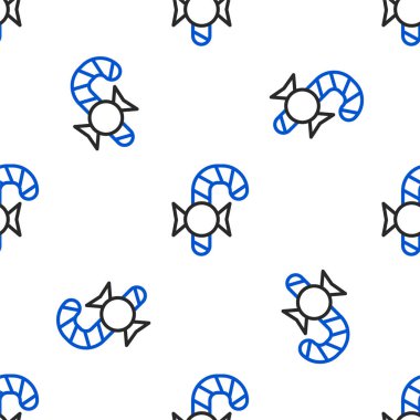 Çizgili Noel şekeri bastonu çizgileri beyaz arka planda izole edilmiş. Mutlu Noeller ve mutlu yıllar. Renkli taslak konsepti. Vektör.