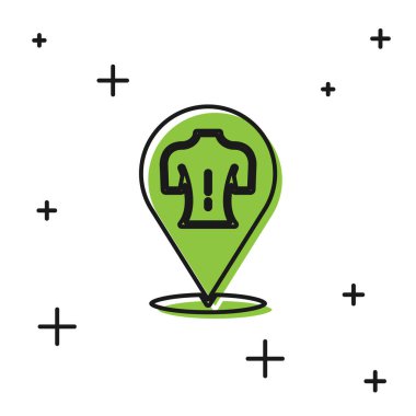 Siyah Masaj simgesi beyaz arkaplanda izole edildi. Rahatlatıcı, boş zaman. Vektör.