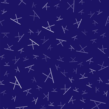 Beyaz ütü panosu simgesi mavi arkaplanda izole edilmiş pürüzsüz desen. Buhar ütüsü. Vektör.