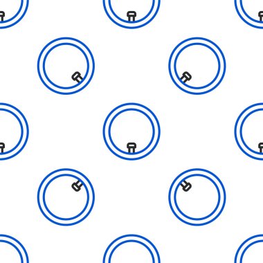 Bisiklet tekeri simgesi beyaz arkaplanda izole edilmiş. Bisiklet yarışı. Tekerlek havası. Spor malzemeleri. Renkli taslak konsepti. Vektör.