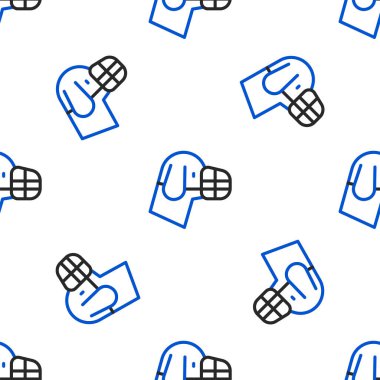 Ağızlık simgesindeki Çizgi Köpeği beyaz arkaplanda izole edilmiş pürüzsüz desen. Köpek için suç ortağı. Renkli taslak konsepti. Vektör.