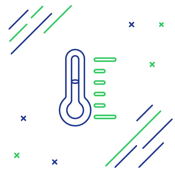 Line Sauna Thermometer Symbol Isoliert Auf Weißem Hintergrund Sauna Und — Stockvektor