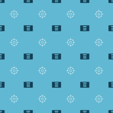 Dinamit bombası ve hedef sporunu kusursuz bir modele ayarlayın. Vektör.