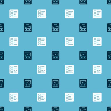 Web sitesini büyüme grafiği ve işletme finans raporuyla kusursuz şablon üzerine ayarla. Vektör.
