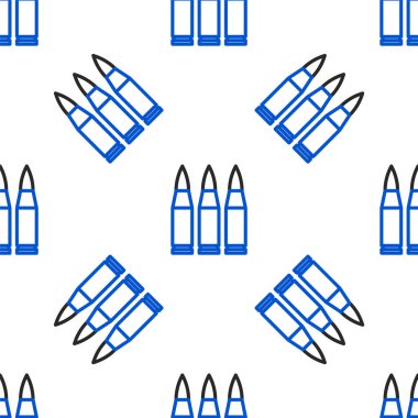 Çizgi Kurşunu simgesi beyaz arkaplanda kusursuz desen izole etti. Renkli taslak konsepti. Vektör.