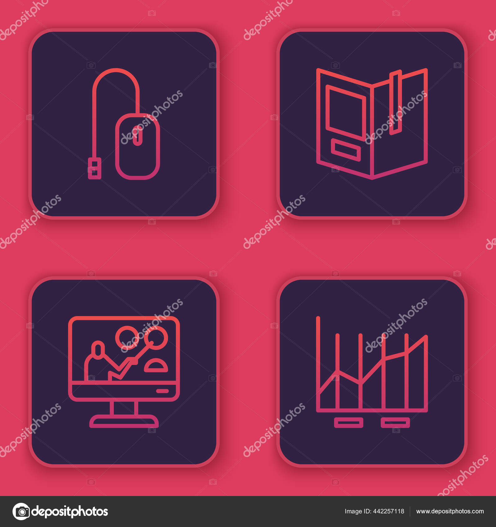 Vektorgrafiken Icono De Linea De Mouse De Computadora Vektorbilder Icono De Linea De Mouse De Computadora Seite 43 Depositphotos