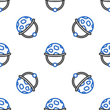 Askeri miğfer ikonu beyaz arka planda kusursuz desen izole etti. Ordu şapkasının savunma ve koruma sembolü. Koruyucu şapka. Renkli taslak konsepti. Vektör.