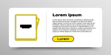 Satır Defteri simgesi beyaz arkaplanda izole edildi. Spiral not defteri simgesi. Okul defteri. Yazı tahtası. Okul günlüğü. Renkli taslak konsepti. Vektör.