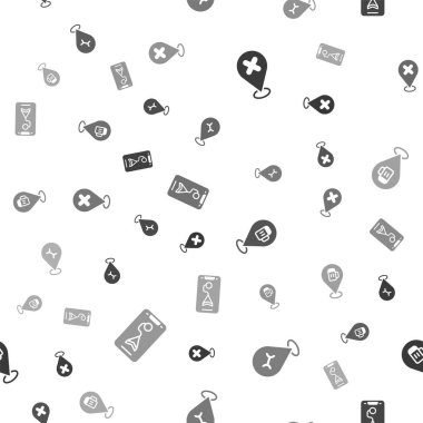 Konumu çapraz işaret, araba servisi, alkol veya bira barı konumu ve şehir haritası konumuna göre ayarlayın. Vektör.