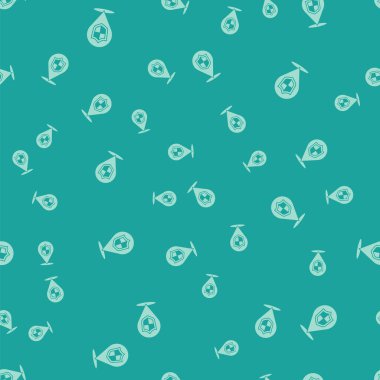 Yeşil Konum kalkanı simgesi yeşil arkaplanda izole edilmiş pürüzsüz desen. Sigorta konsepti. Gardiyan. Güvenlik, güvenlik, koruma, gizlilik kavramı. Vektör.