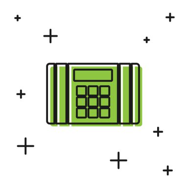 Beyaz arka planda siyah dinamit çubuğu ikonu izole edildi. Saatli bomba - patlama tehlikesi kavramı. Vektör.