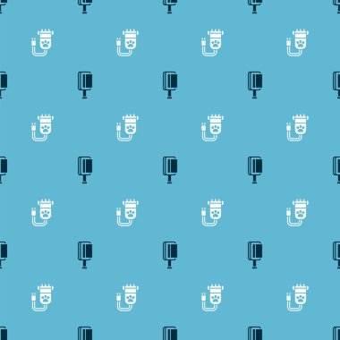 Köpek, kedi ve kırpıcı için saç fırçasını pürüzsüz bir kalıba sokun. Vektör.