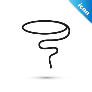 Gri Kement simgesi beyaz arkaplanda izole edildi. Vektör.