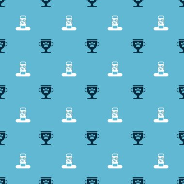 Hayvan ödülünü ve kedi tırmalama işini kusursuz bir şekilde ayarlayın. Vektör.