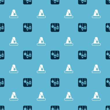 Noel ışıklarını ve Noel Baba şapkasını kusursuz hale getirin. Vektör.