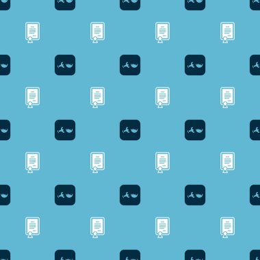 Kırık matara ve sertifika şablonunu kusursuz şablona ayarla. Vektör.