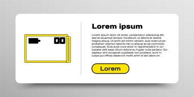 Satır Zarfı simgesi beyaz arkaplanda izole edildi. E- posta mektup sembolü. Renkli taslak konsepti. Vektör.