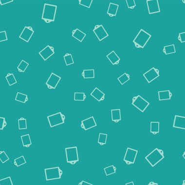 Yeşil kesme tahtası simgesi yeşil arkaplanda izole edilmiş pürüzsüz desen. Kesme tahtası sembolü. Vektör.