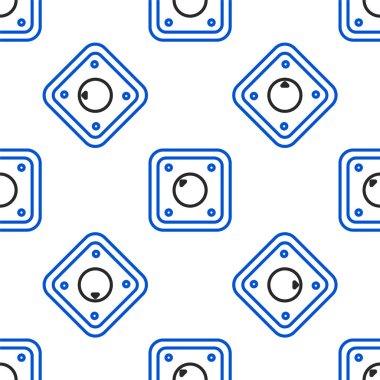 Elektrik düğmesi simgesi beyaz arkaplanda izole edilmiş. Açık ve kapalı simgesi. Loş ışık düğmesi işareti. Enerji tasarrufu kavramı. Renkli taslak konsepti. Vektör.