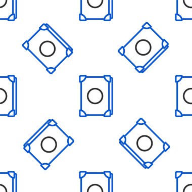 Simya tarifleri, mistik büyüler ve büyüler içeren çizgi Kadim büyü kitabı beyaz arka planda izole edilmiş kusursuz desen. Renkli taslak konsepti. Vektör.