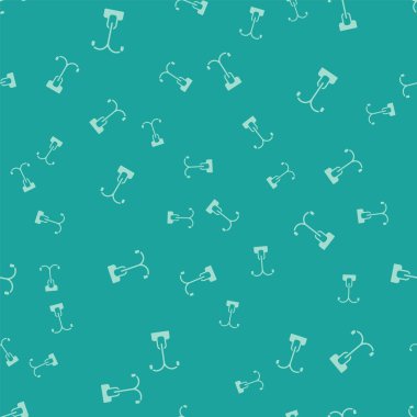 Yeşil Sokak Işık Sistemi simgesi yeşil arka planda izole edilmiş pürüzsüz desen. Vektör.