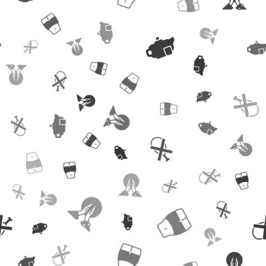 Çaydanlığı fincanla hazırla, kadın beli, et ve meditasyon yok. Vektör.