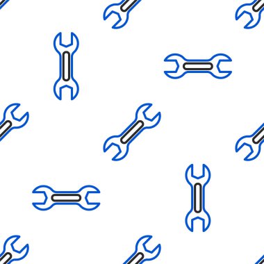 Çizgi Anahtarı simgesi beyaz arkaplanda izole edilmiş pürüzsüz desen. Renkli taslak konsepti. Vektör.