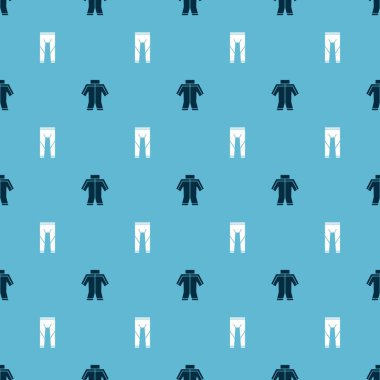 Dalgıç kıyafetini ve kusursuz deseni ayarla. Vektör.