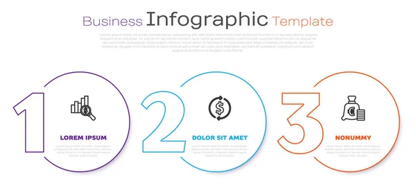 Ορισμός Πίνακα Γραμμή Πίτα Και Δολάριο Οικονομική Ανάπτυξη Και Χρήματα — Διανυσματικό Αρχείο
