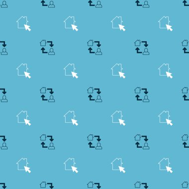 Çevrimiçi ve kusursuz desen üzerinde çalışmaya ayarlayın. Vektör