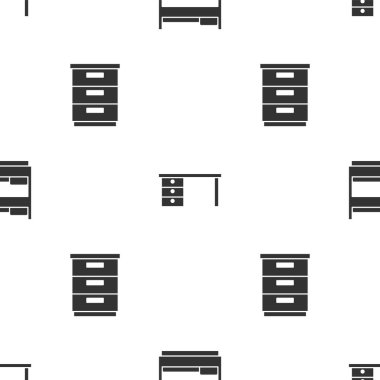 Ranzayı, ofis masasını ve mobilya sehpasını pürüzsüz bir kalıba sokun. Vektör