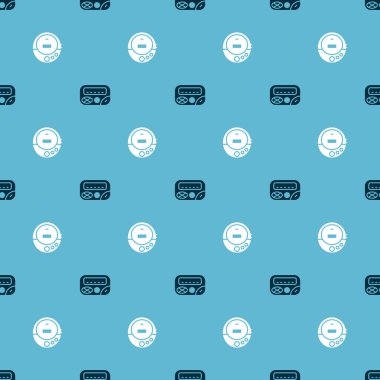 Çağrı cihazı ve müzik CD oynatıcısını kusursuz desen üzerine ayarla. Vektör