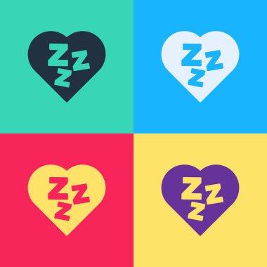 Pop Art Sleepy simgesi renk arkaplanında izole edildi. Uykucu zenci konuşma balonu. Vektör.