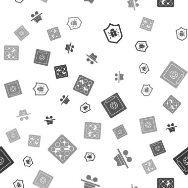 Sistem hatasını, Kılık Değiştirme kipini, Güvenli ve Grafiksel şifre korumasını kusursuz desene ayarla. Vektör