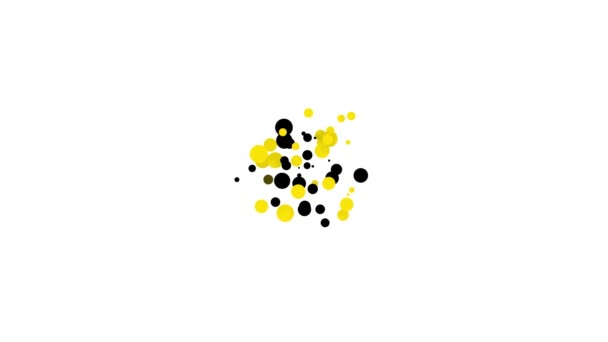 Black Business Hierarchie Organogrammdiagramm Infografik Symbol isoliert auf weißem Hintergrund. Grafische Elemente der Unternehmensstruktur. 4K Video Motion Grafik Animation — Stockvideo