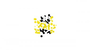 Siyah Soda kutusu simgesi beyaz arkaplanda izole edildi. 4K Video hareketli grafik canlandırması