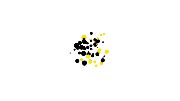 Schwarze Batterieladestandsanzeige mit Erdkugel-Symbol auf weißem Hintergrund. Welt- oder Erdzeichen. 4K Video Motion Grafik Animation — Stockvideo
