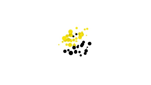 Black Pie Diagramm Infografik Symbol isoliert auf weißem Hintergrund. Diagrammdiagramm-Zeichen. 4K Video Motion Grafik Animation — Stockvideo