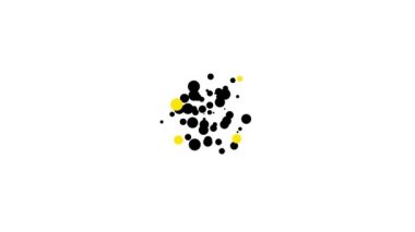 Black Shit icon isolated on white background. 4K Video motion graphic animation