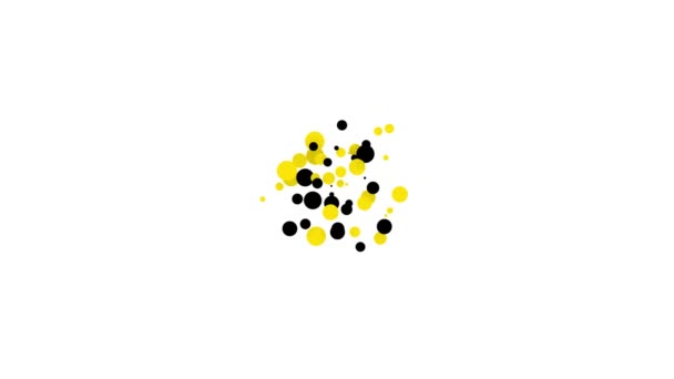 Czarny Bitcoin roślin w ikonie puli izolowane na białym tle. Wzrost inwestycji biznesowych. Technologia blockchain, kryptowaluta górnicza. 4K Animacja graficzna ruchu wideo — Wideo stockowe